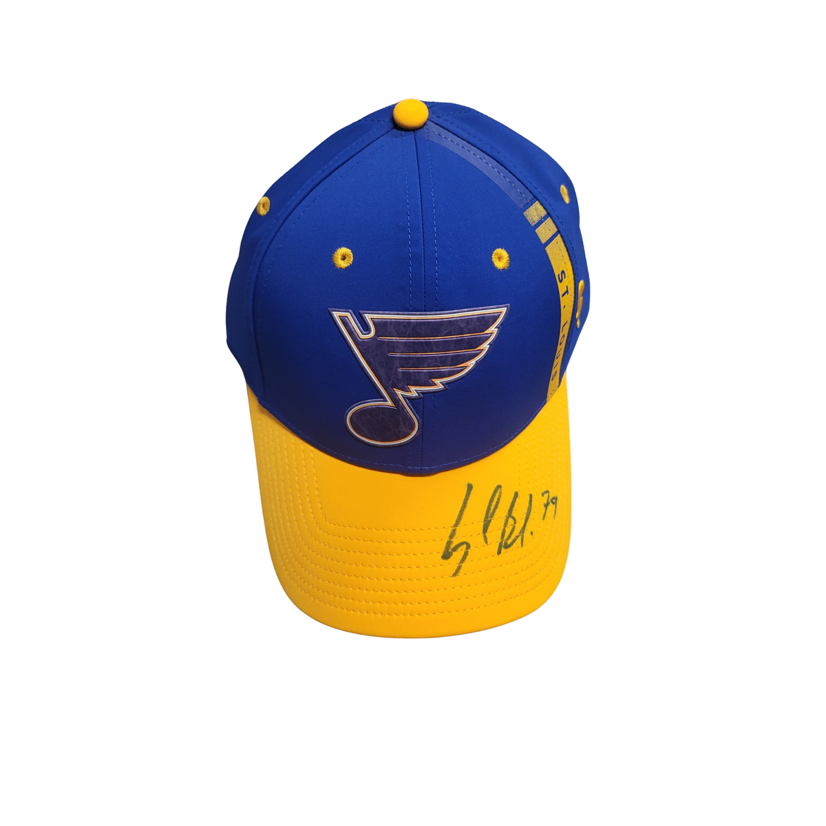 Blais Autographed Blues Hat