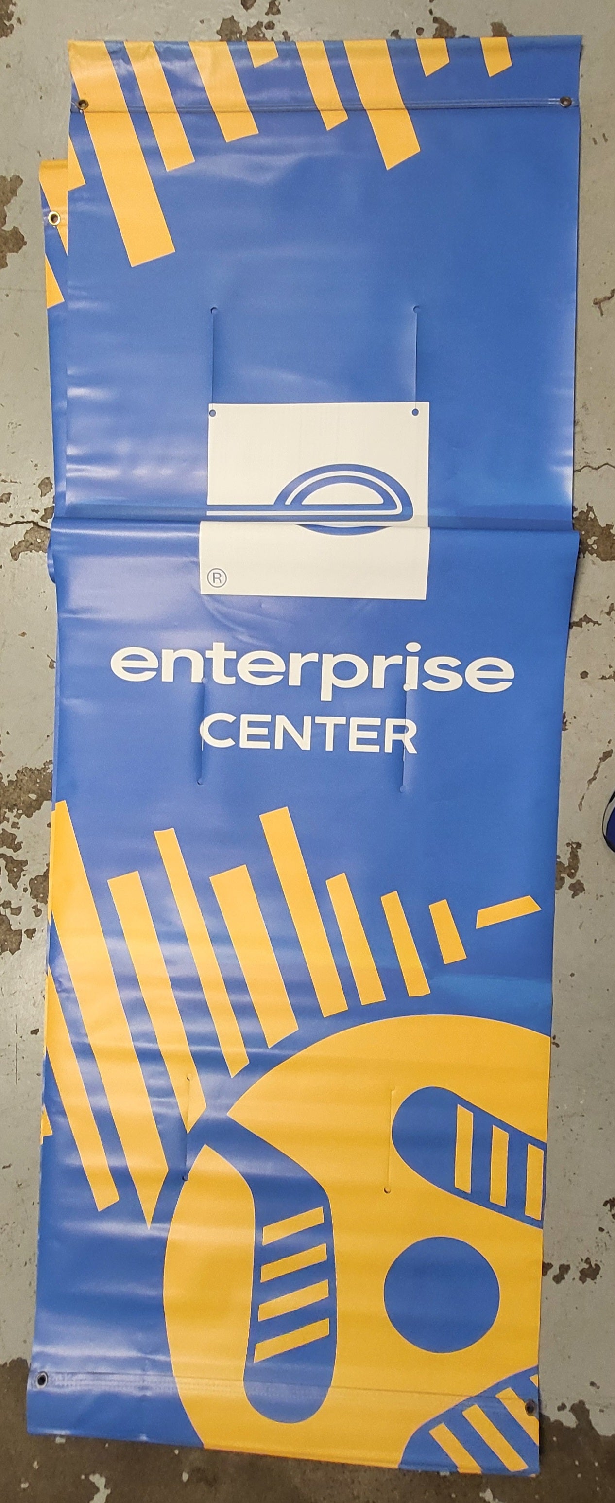 "Rhythm and Blues" Light Blue Street Pole Banner