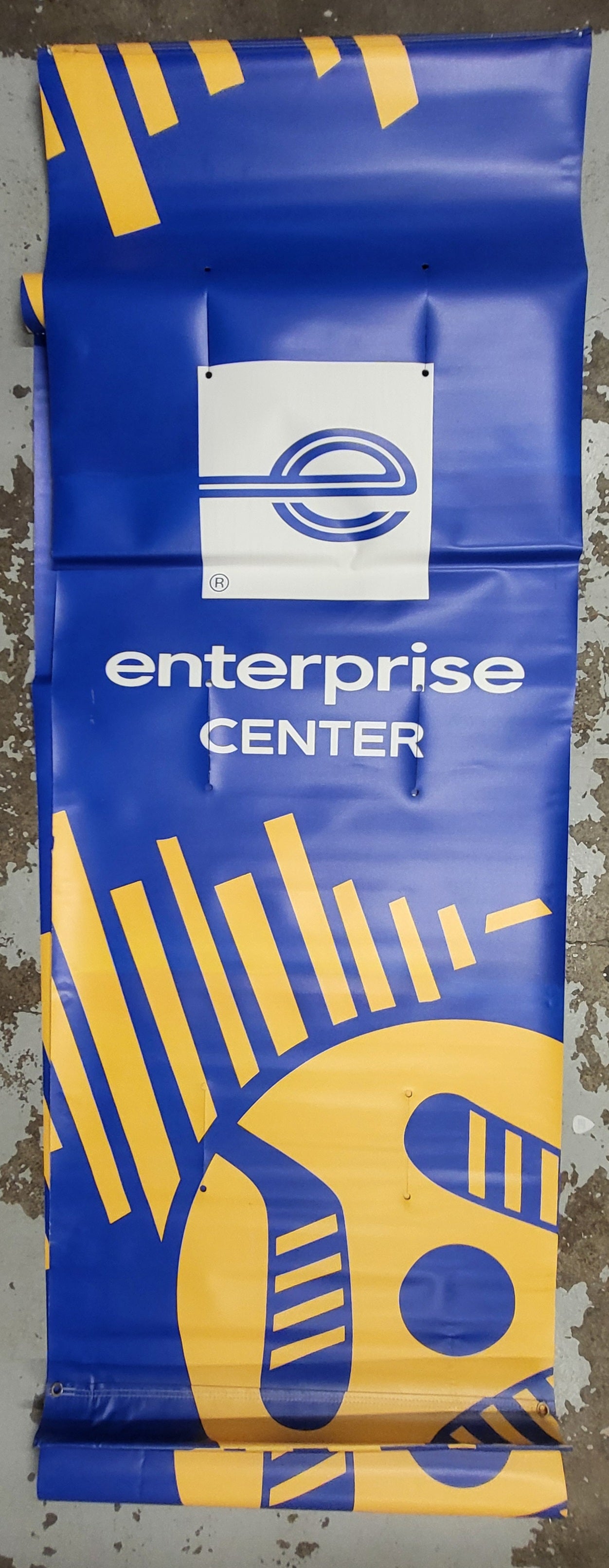 "Rhythm and Blues" Navy Blue Street Pole Banner