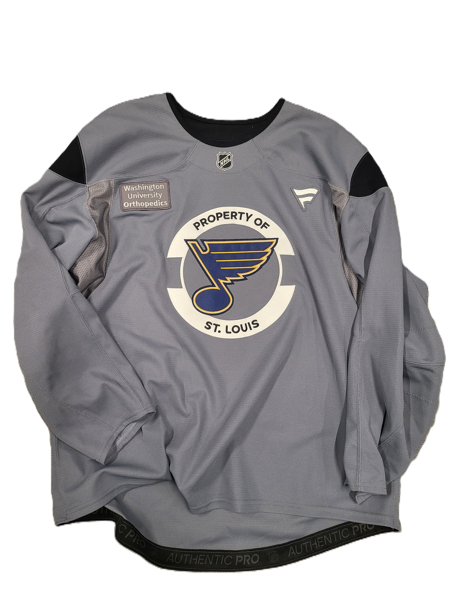 #46 Grey Fanatics Training Camp Jersey