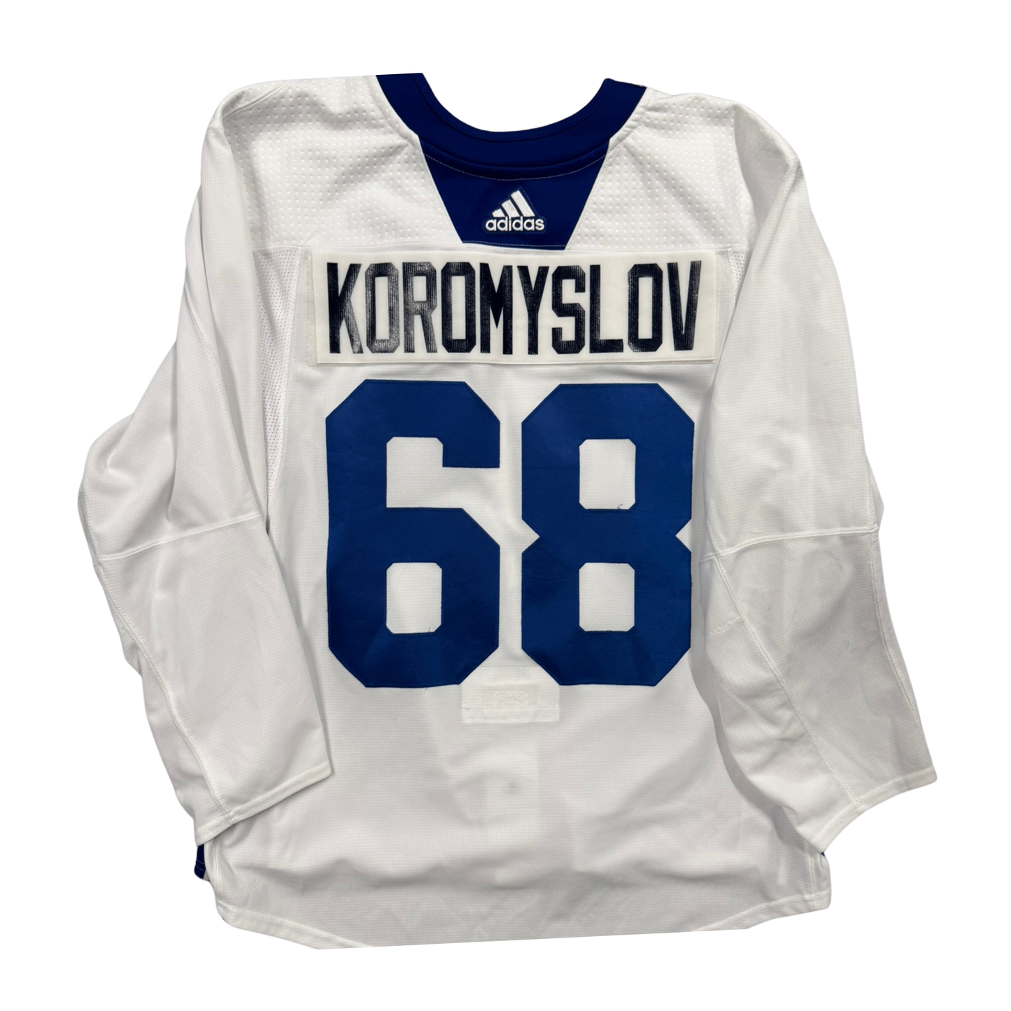 #68 Adidas White Training Camp Jersey