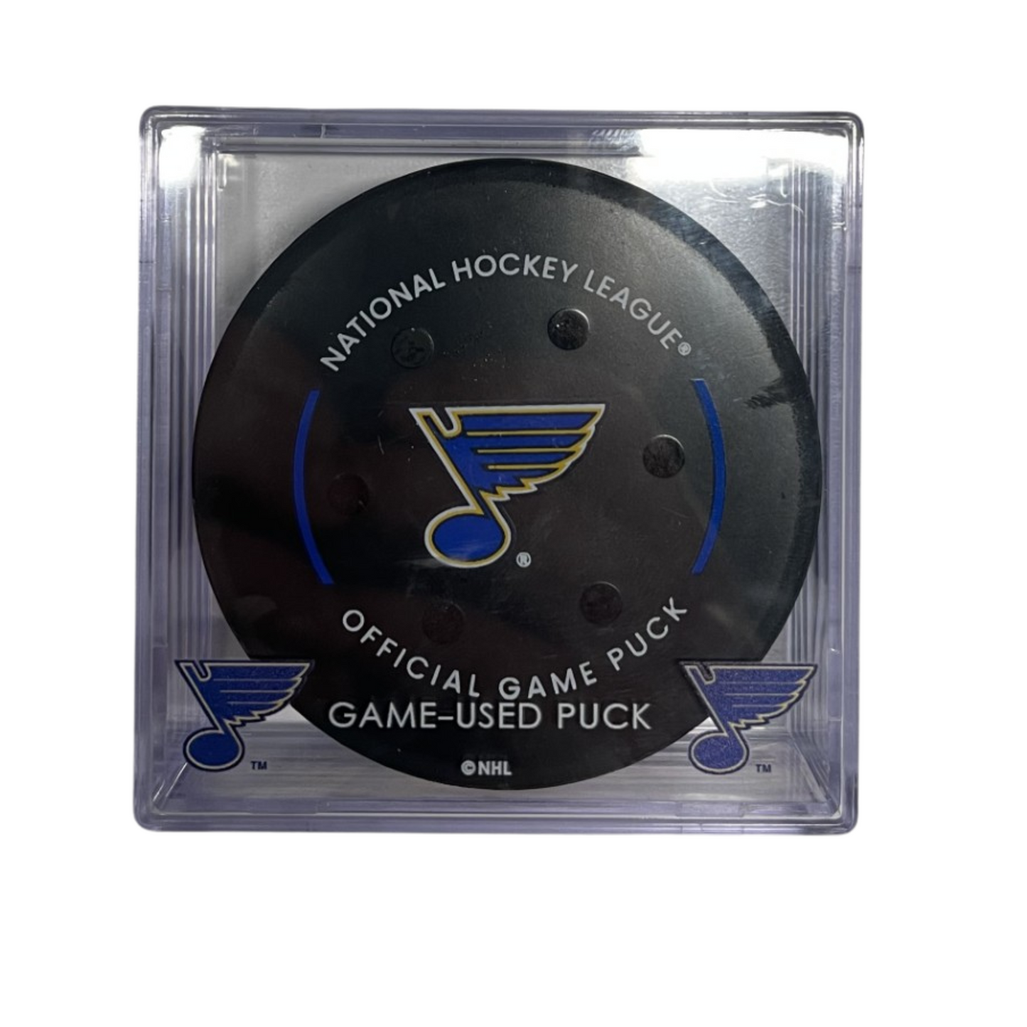 STL v NYR 12/15/24 Game-Used Puck