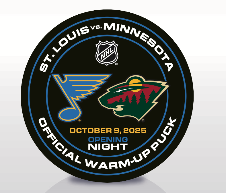 Oct. 9 vs. Minnesota Warm-Up Puck
