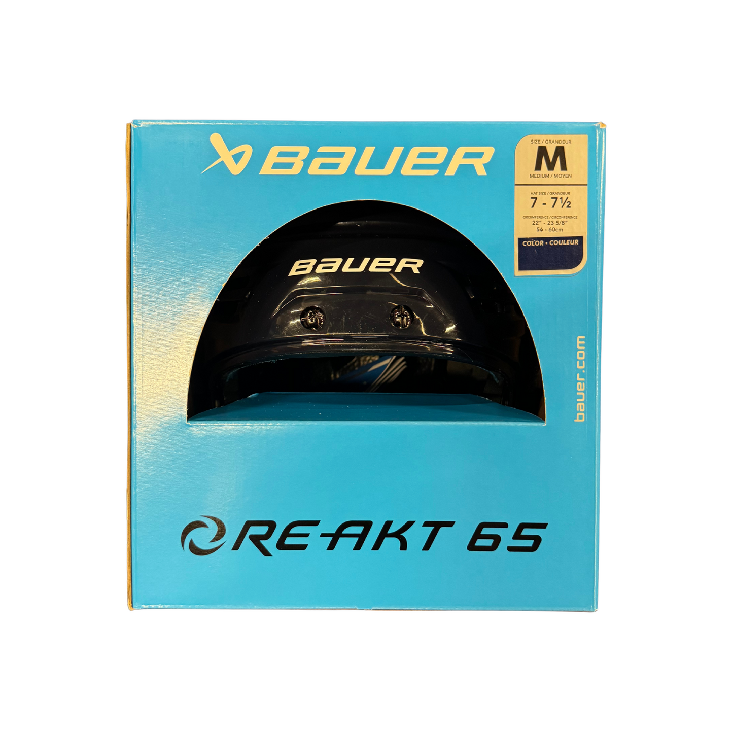 New - Bauer Reakt 65 Navy Blue - Multiple Sizes