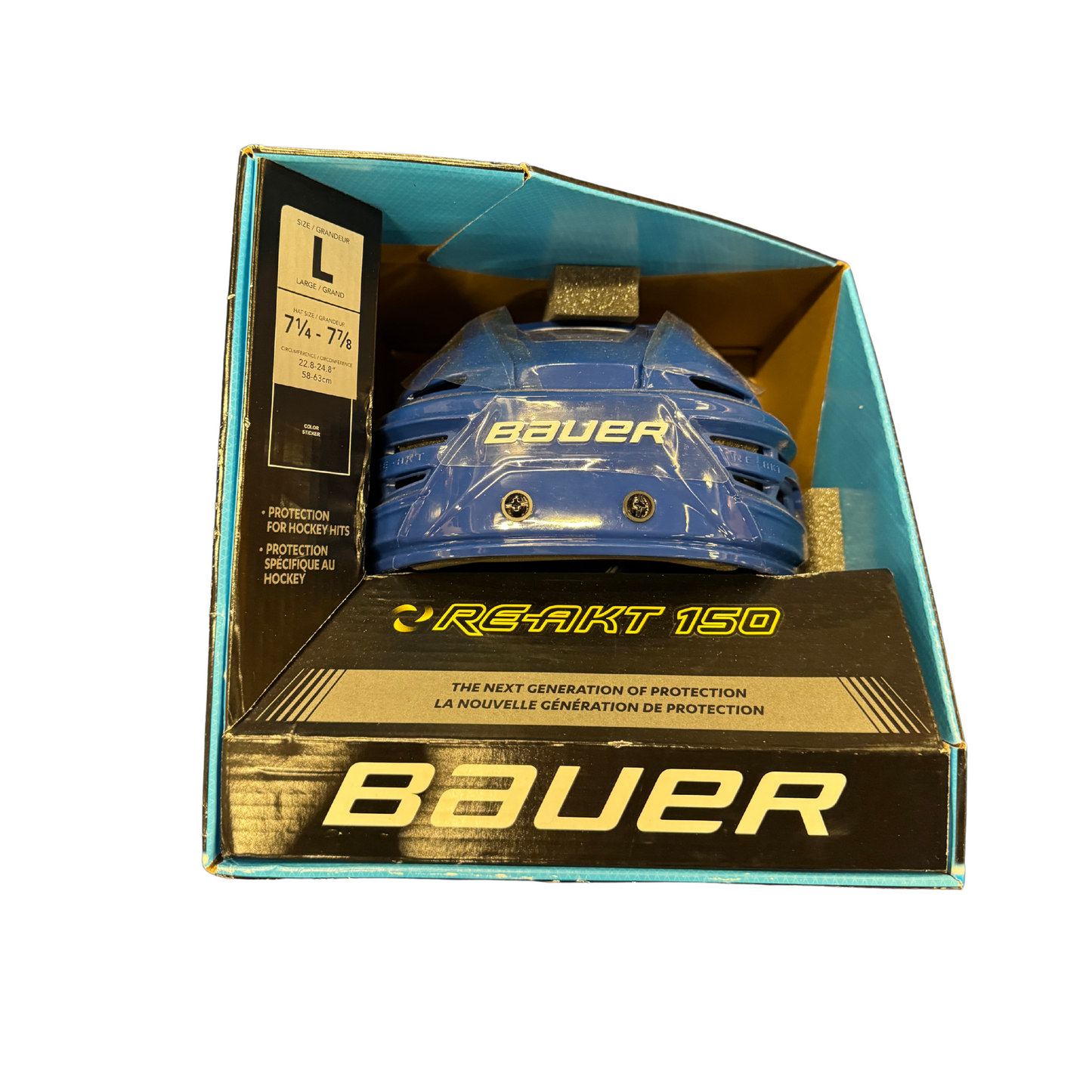 New - Bauer ReAkt 150 Royal Blue - Multiple Sizes