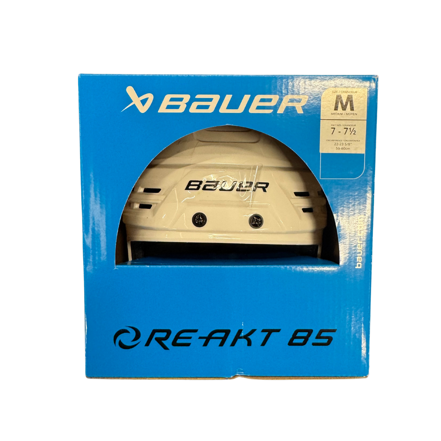 New - Bauer Reakt 85 White - Multiple Sizes