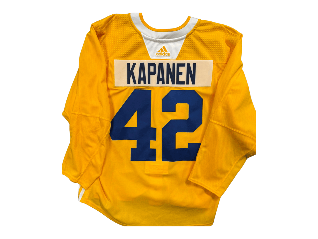 #42 Adidas Yellow Training Camp Jersey