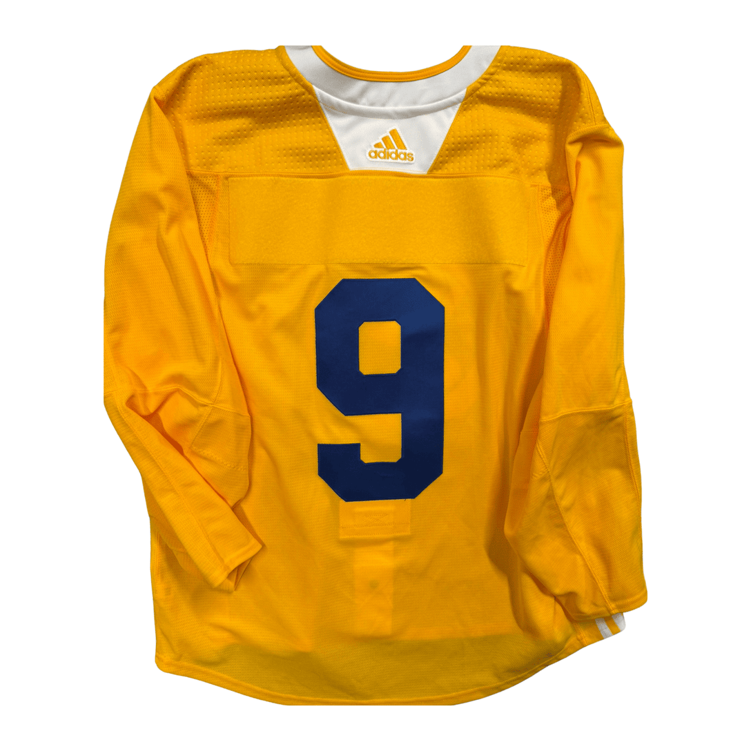 #9 Adidas Yellow Training Camp Jersey