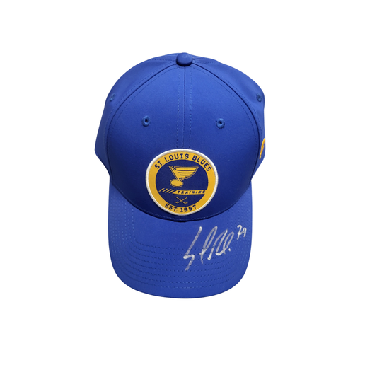 Blais Autographed Blues Hat