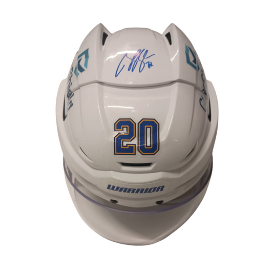 Autographed #20 Warrior Road Helmet