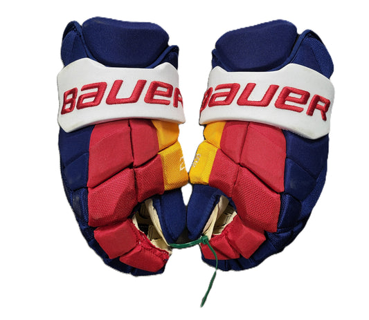 New - 15" "Blues" Bauer Retro Gloves
