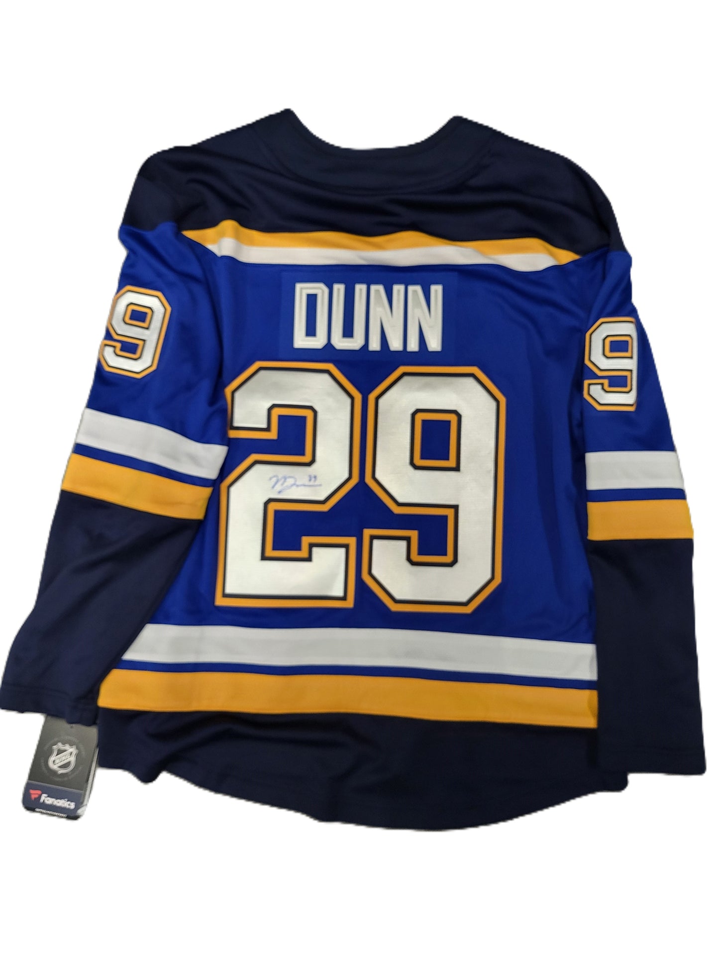 Autographed #29 Dunn Fanatics Replica Home Jersey