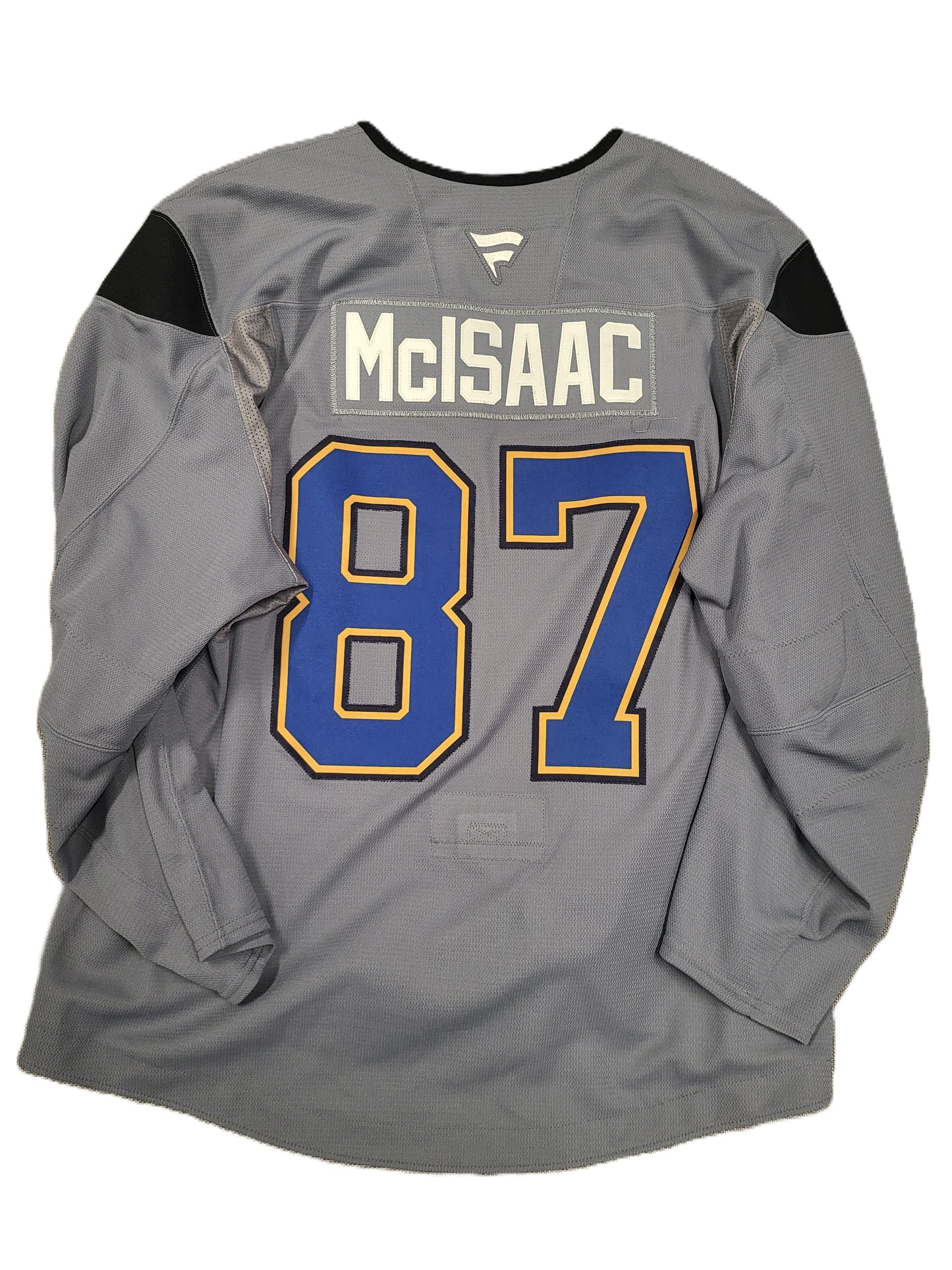 #87 Grey Fanatics Training Camp Jersey