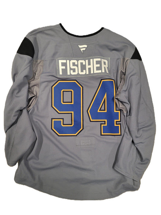#94 Grey Fanatics Training Camp Jersey