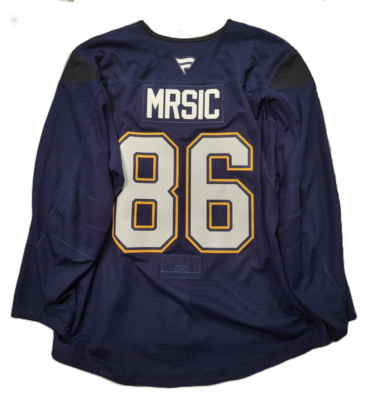 #86 Navy Fanatics Training Camp Jersey