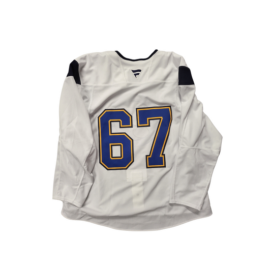 #67 Fanatics White Training Camp Jersey - Numbers Only