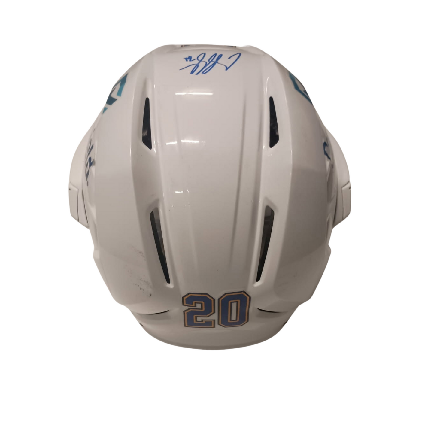 Autographed #20 Warrior Road Helmet