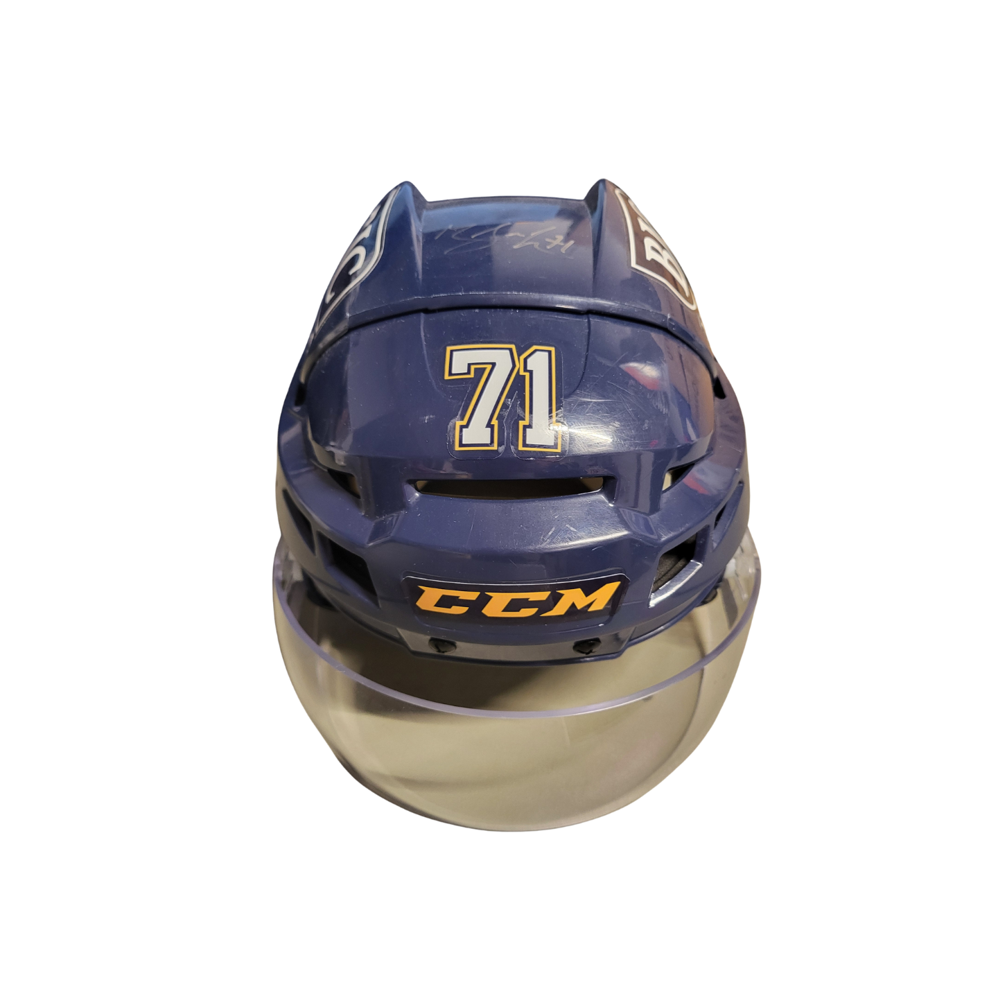 Autographed/Used - M. Joseph Home 2025 Playoff Helmet