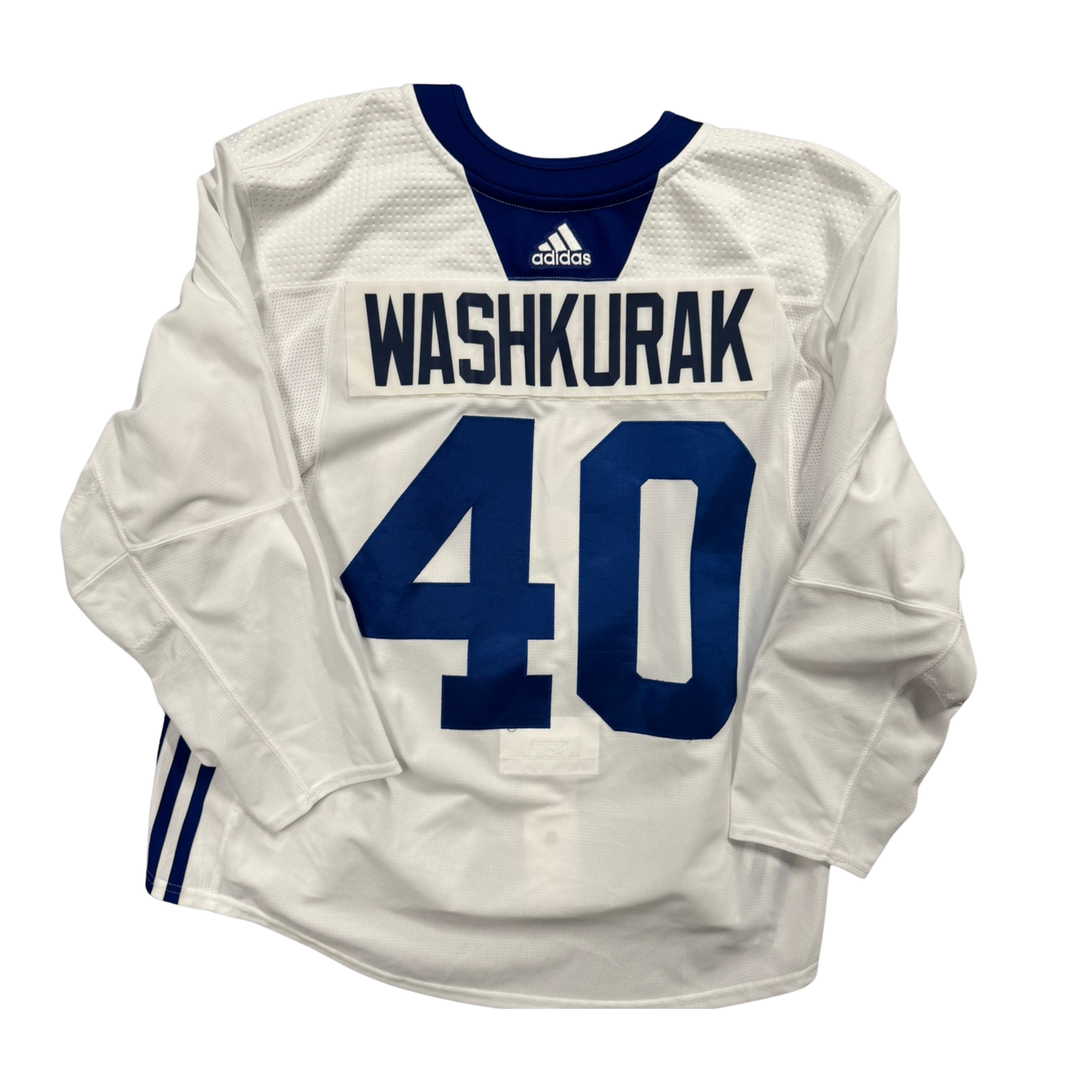 #40 Adidas White Training Camp Jersey