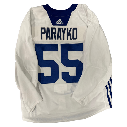 #55 Adidas White Training Camp Jersey
