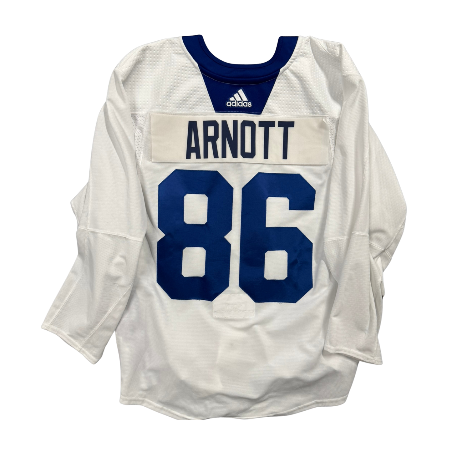 #86 Adidas White Training Camp Jersey