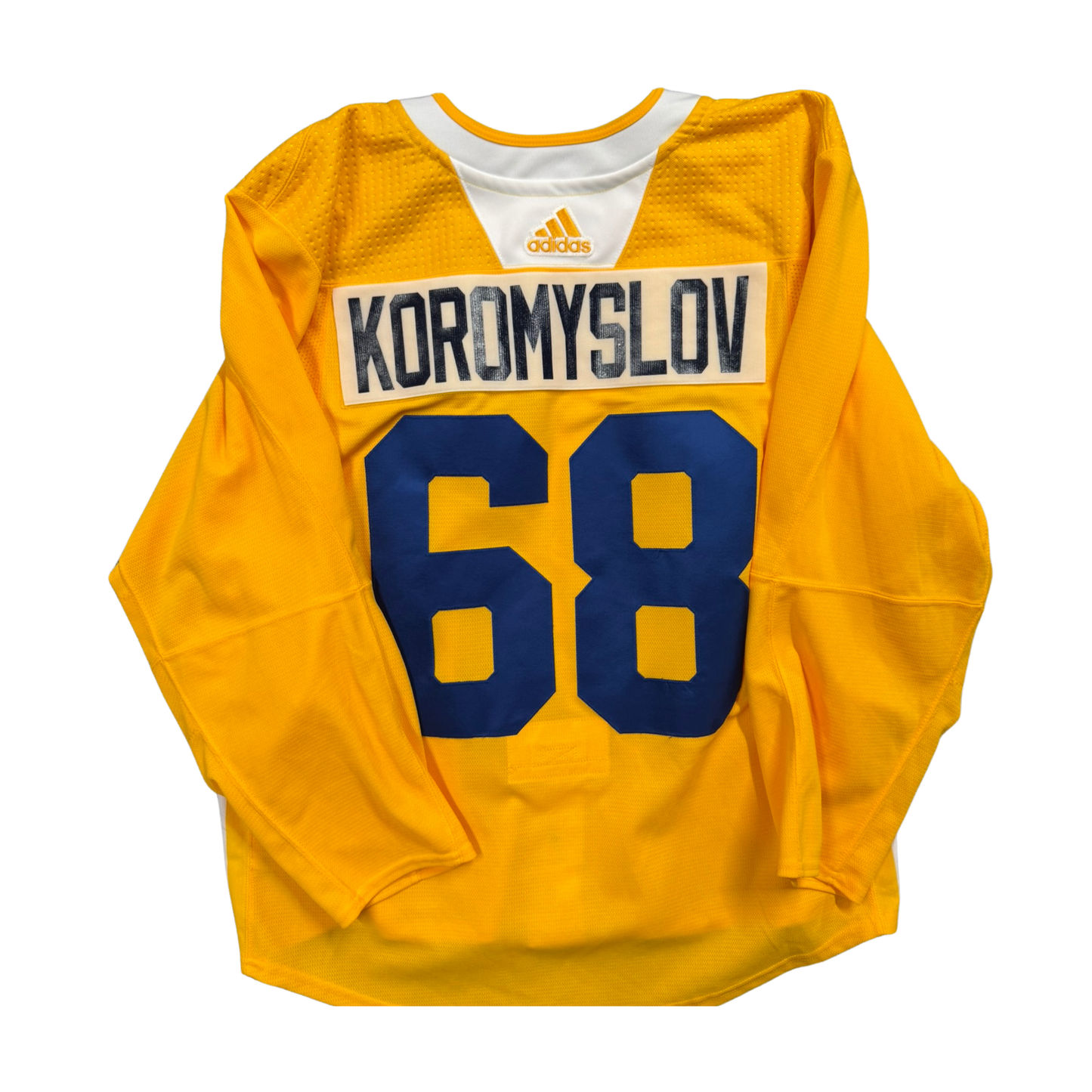 #68 Adidas Yellow Training Camp Jersey