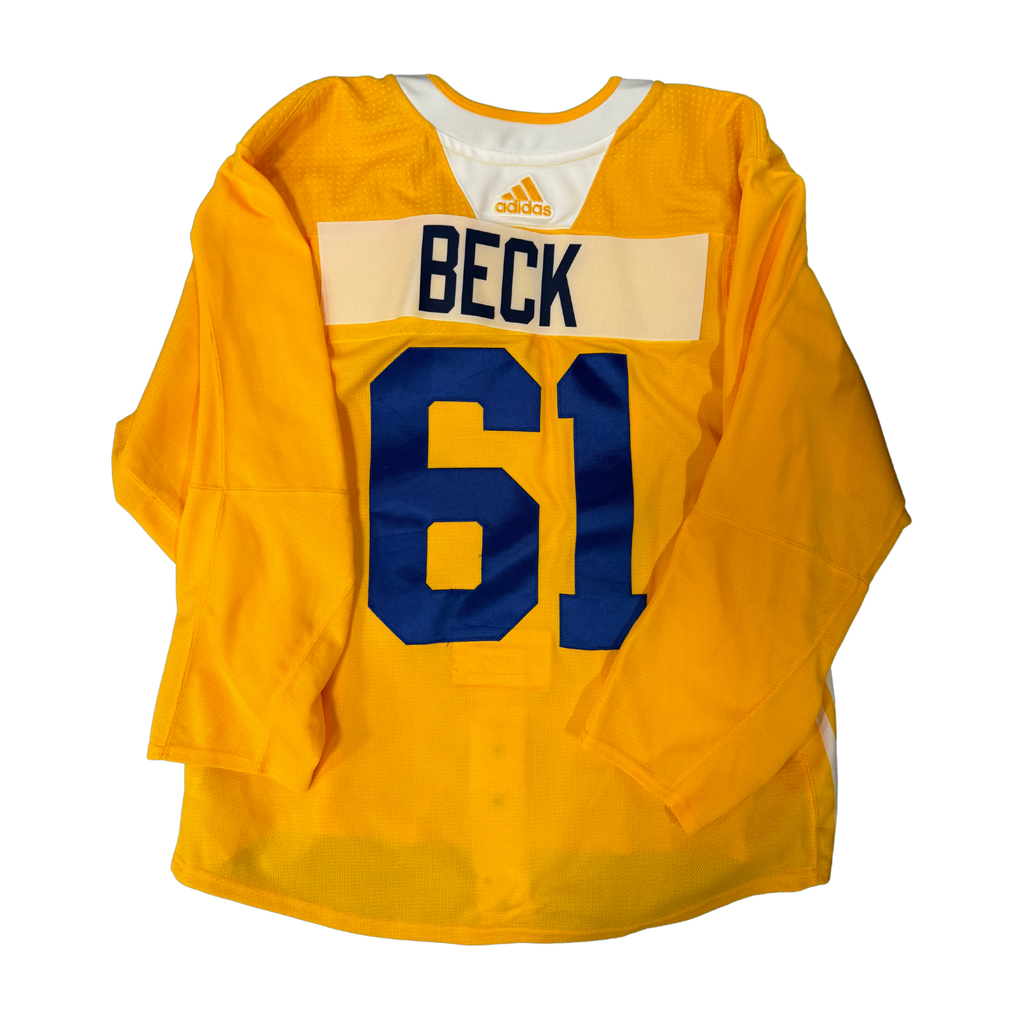 Beck Yellow Adidas Training Camp Jersey
