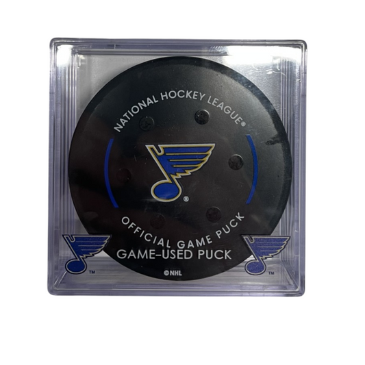 STL v TBL 11/14/23 Game-Used Puck