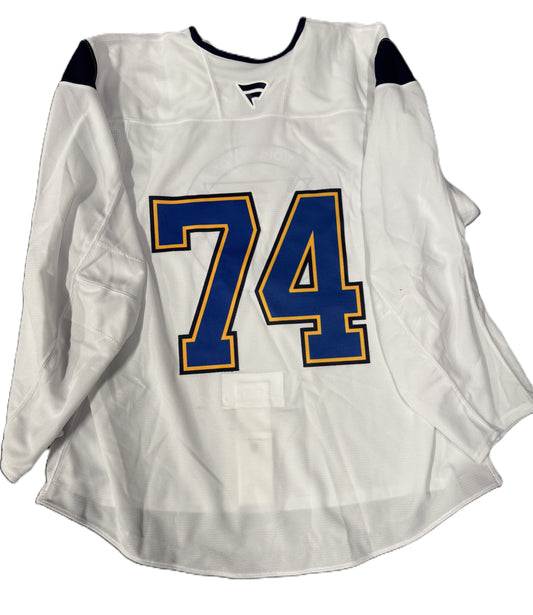 #74 Fanatics White Training Camp Jersey - Numbers Only