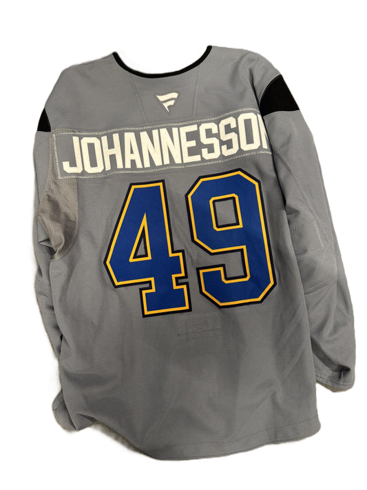 #49 Grey Fanatics Training Camp Jersey