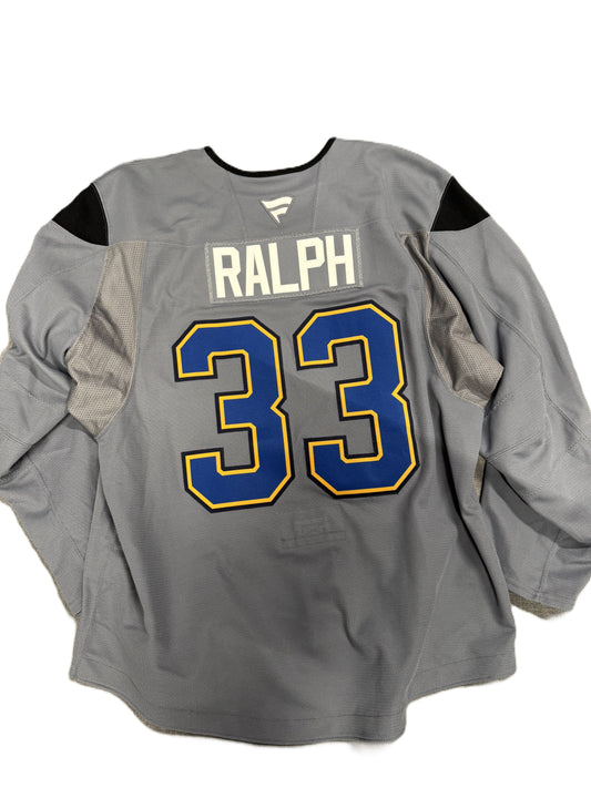 #33 Grey Fanatics Training Camp Jersey