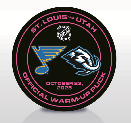 Oct. 23 vs. Utah Warm-Up Puck - Pink at the Rink