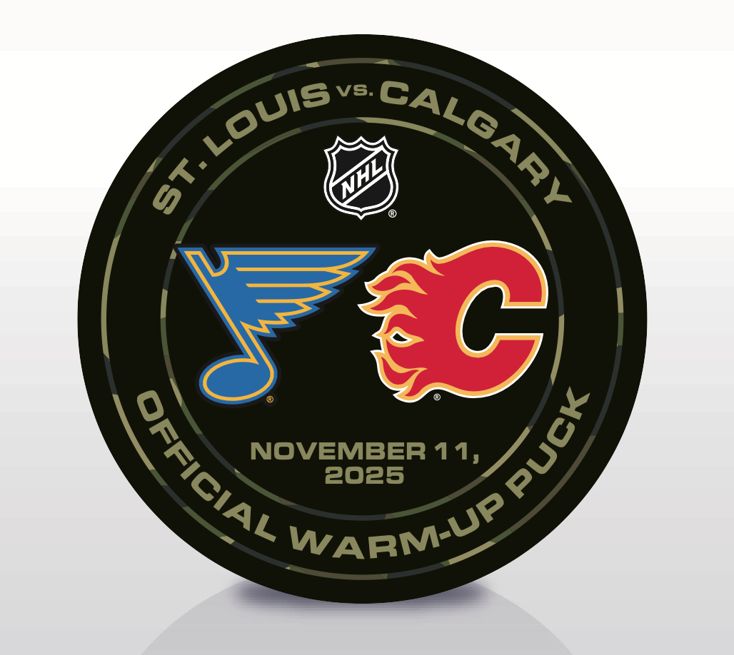 Nov. 11 vs. Calgary Warm-Up Puck - Military Night