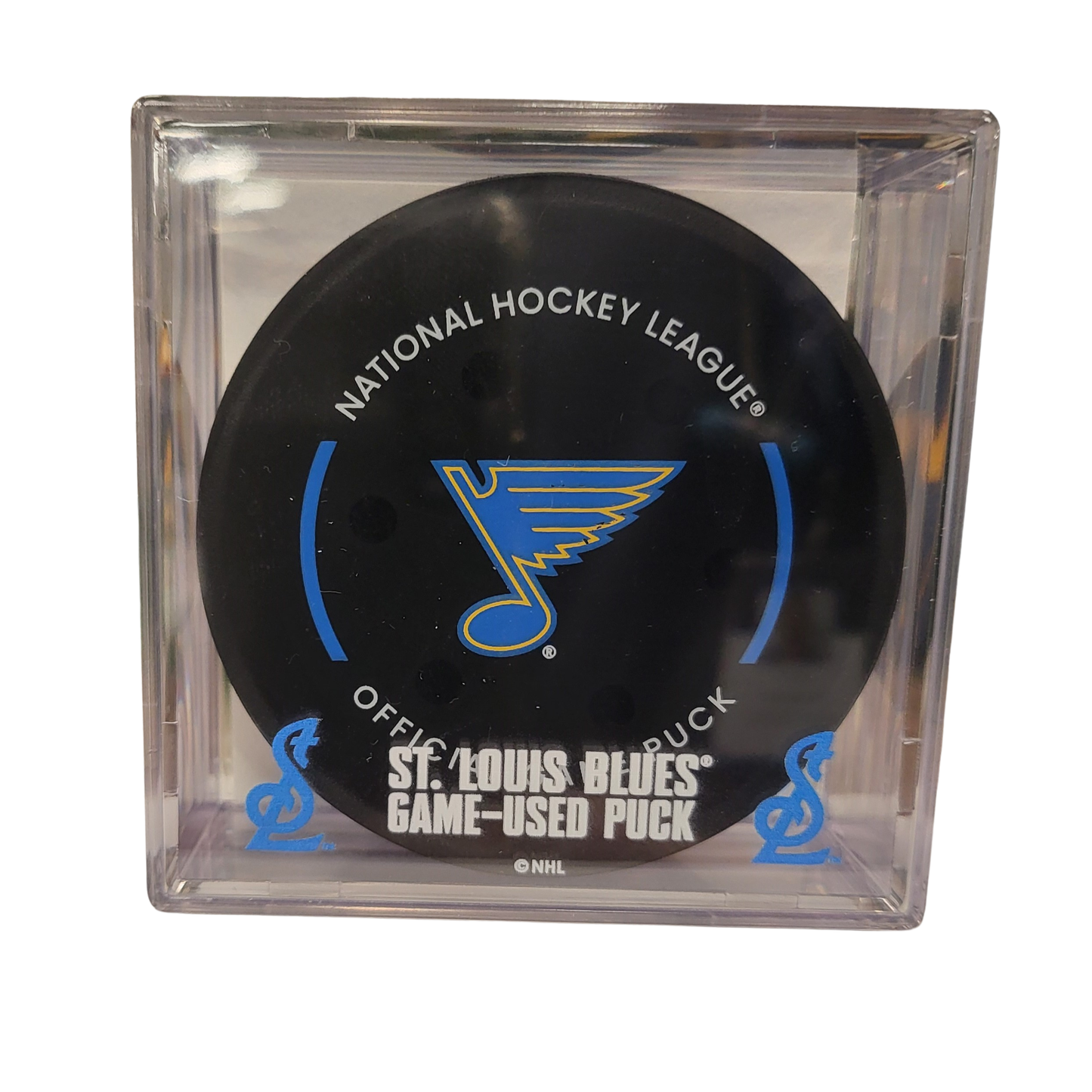 STL vs MIN 10/9/2025 Game Used Puck