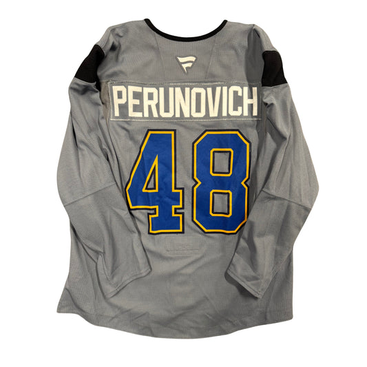#48 Grey Fanatics Training Camp Jersey