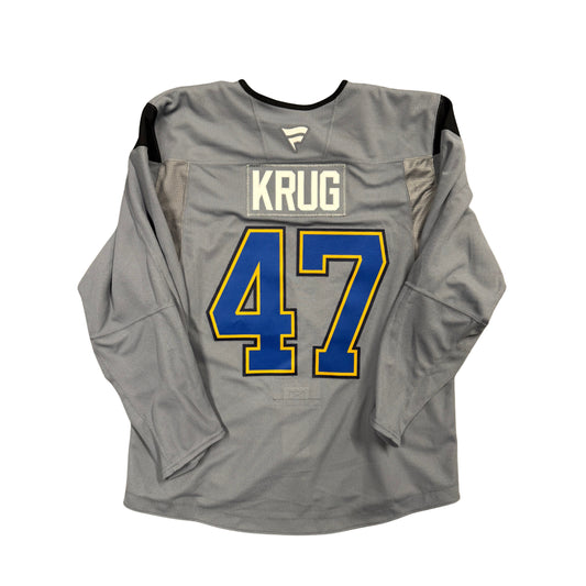 #47 Grey Fanatics Training Camp Jersey