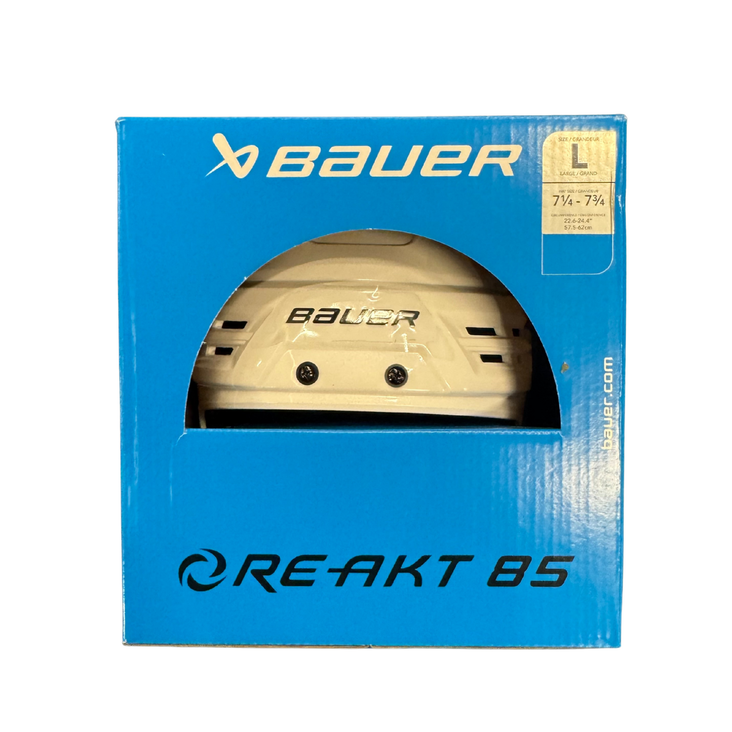 New - Bauer Reakt 85 White - Multiple Sizes