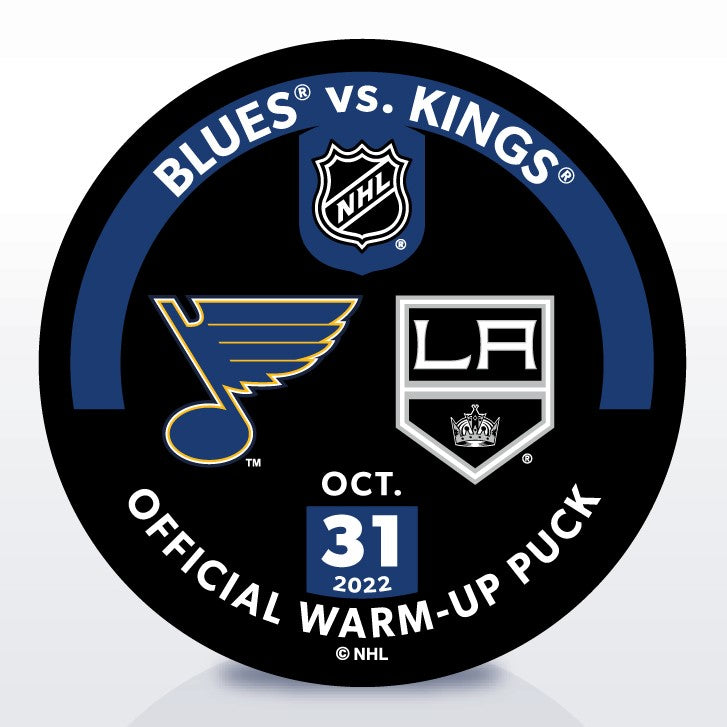 Blues vs. LAK 10/31 Warm-Up Puck